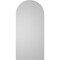 Ekena Millwork Round Top Surface Mount PVC Gable Vent w/ 2"W x 1-1/2"P Brickmould Frame, 20"W x 42"H GVPRT20X4202SN - alternate 2